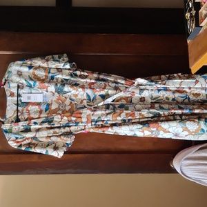 Cupshe floral wrap dress